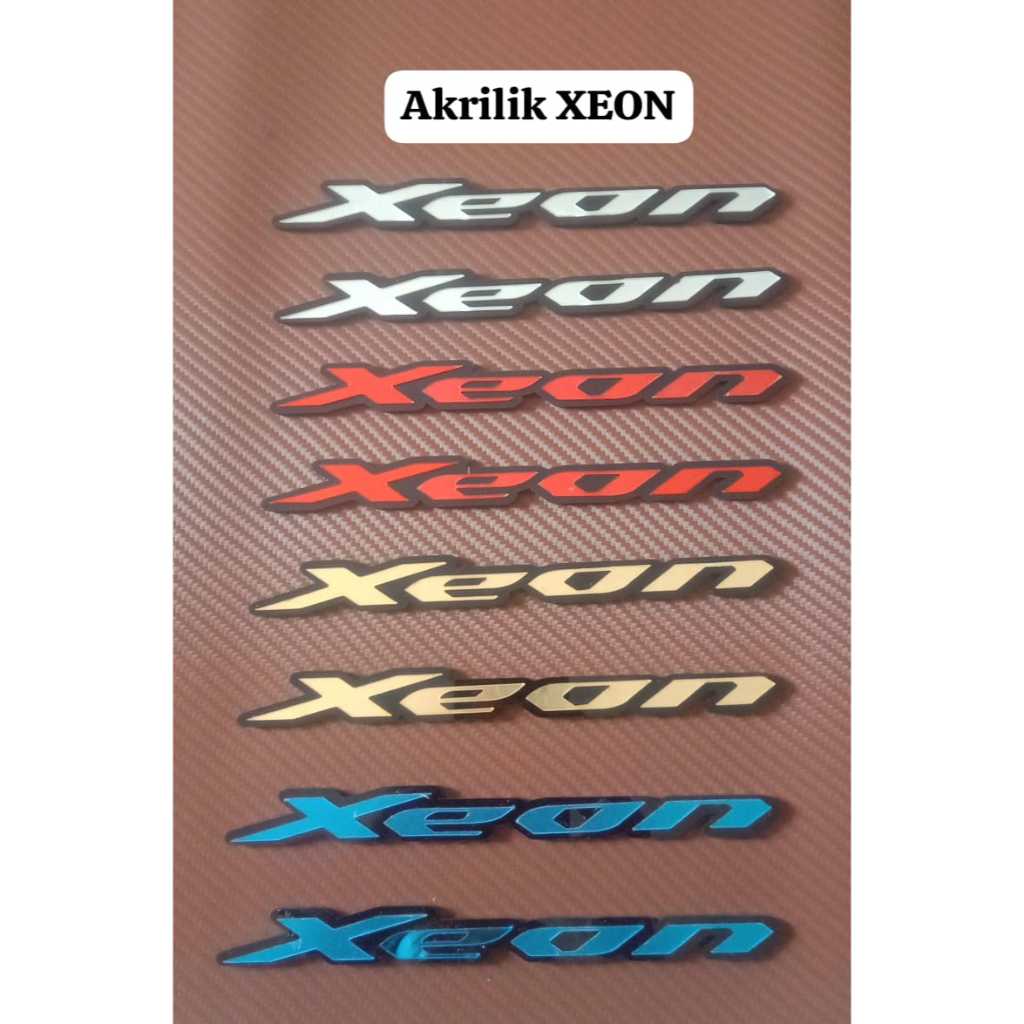 Yamaha Stiker Variasi Xeon Timbul Berkualitas Premium Logo Icon Sticker Vehicle Emblem Akrilik Motor