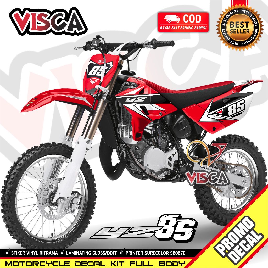 Decal Yz 85 2019 Variasi Full Body Dekal Yz 85 New 2019 Variasi Full Body Stiker Yz 85 New Variasi F