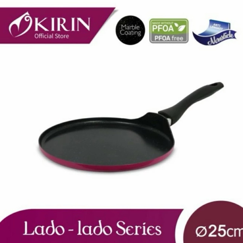 KIRIN LADO LADO WAJAN PIZZA 25CM - PIZZA PAN ANTI LENGKET 25CM - WAJAN PIZZA KIRIN LADO LADO SERIES 