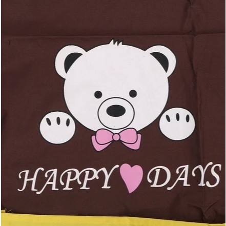 ID CELEMEK MASAK APRON MOTIF BEAR ANTI AIR MODEL KANTONG APRON MASAK IBU-IBU ANTI AIR MINYAK KOKI