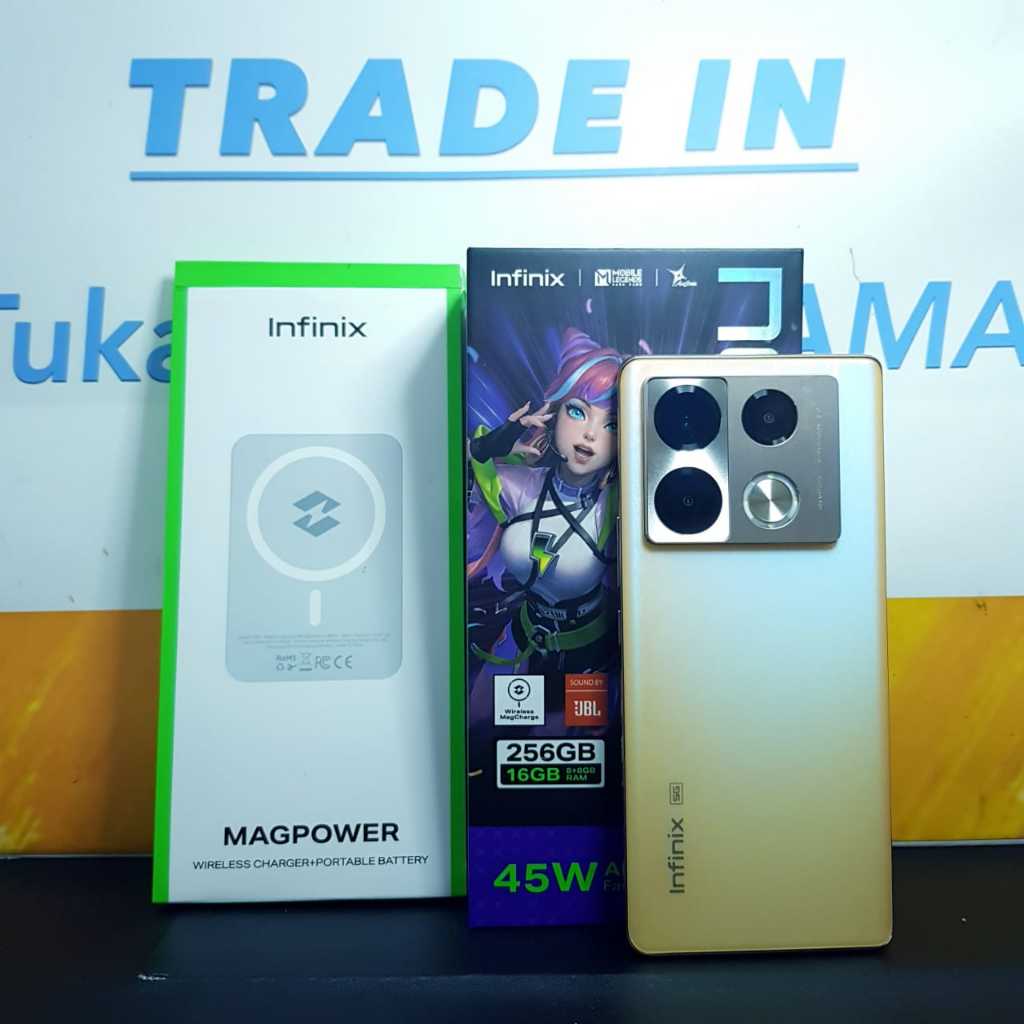 Infinix Note 40 Pro 5G 8/256GB Second Bekas Fullset