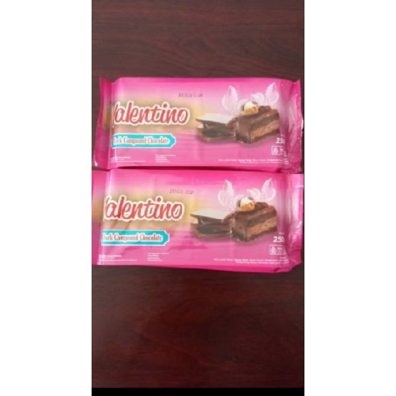 

coklat-valentino-dark compound chocolate-250gr