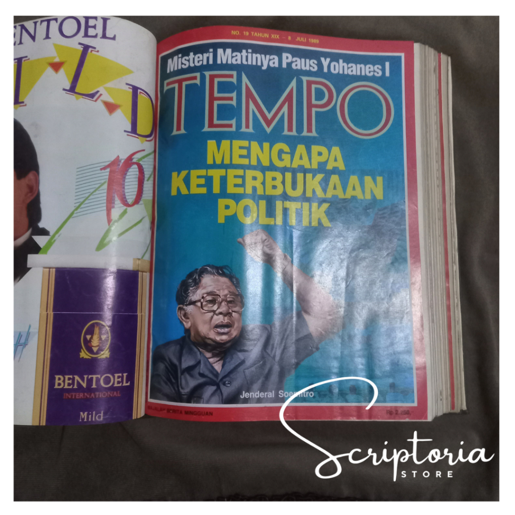 Majalah Tempo 1 Bandel edisi Tahun 1989
