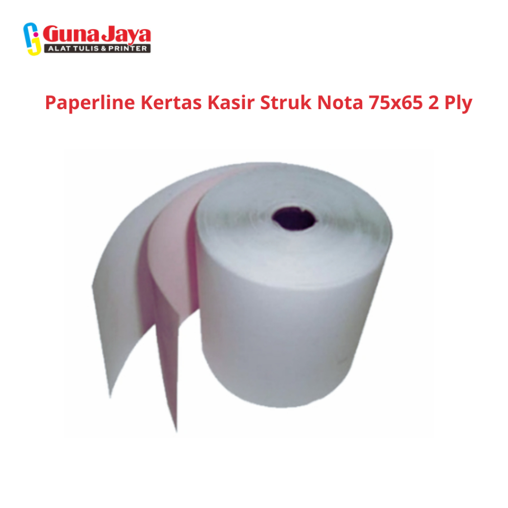 

Paperline Kertas Kasir Struk Nota 75x65 2 Ply