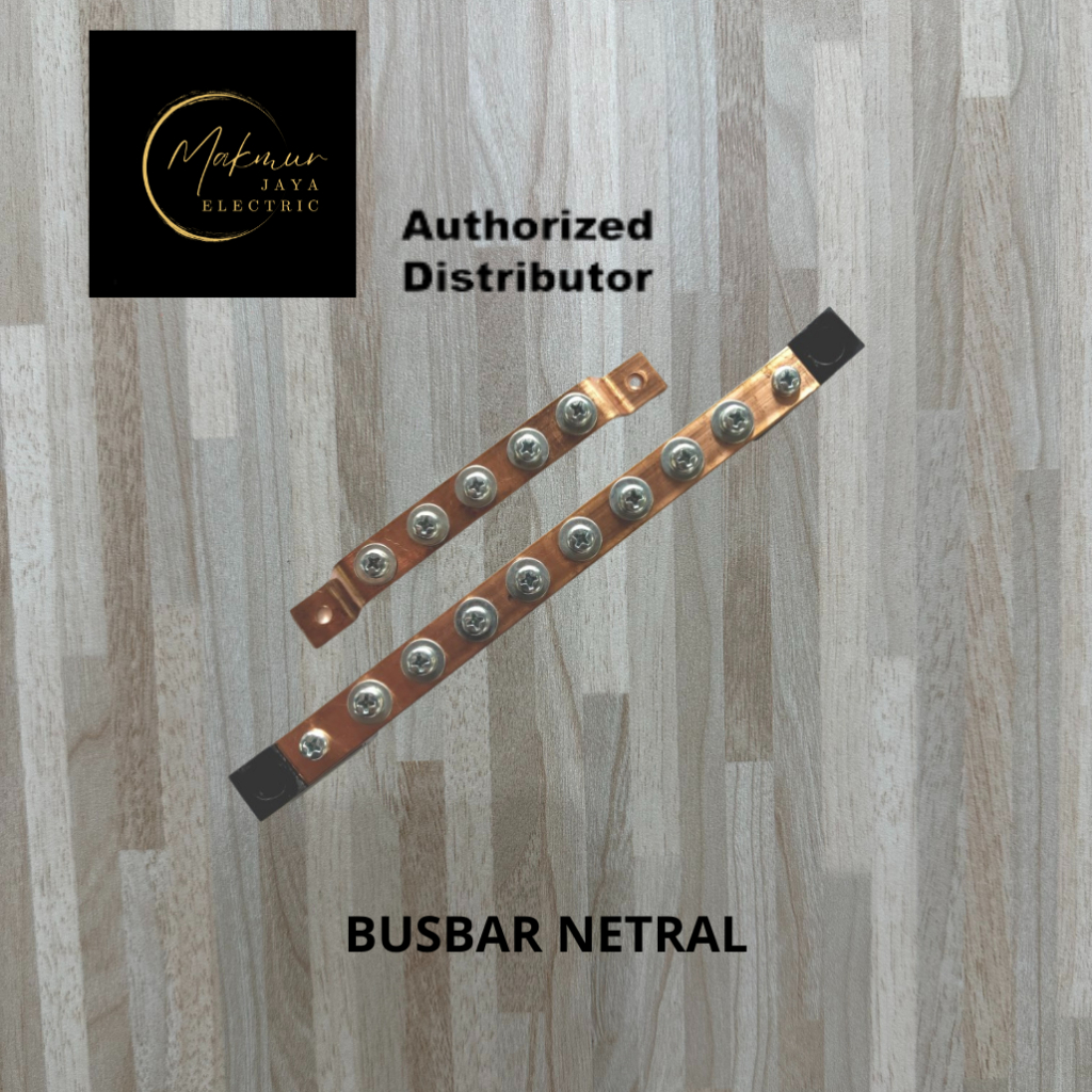 Busbar Netral / Busbar Nol | Terminal Netral Listrik | Konektor Grounding Panel Listrik
