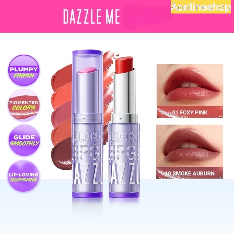 AS DAZZLE ME Color Chrome Lipglaze Lipstik | DazzleMe Lip Glaze Lipstick