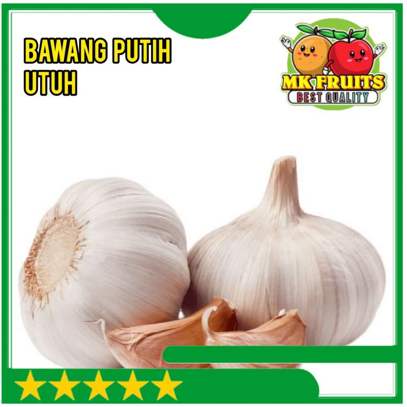 

BAWANG PUTIH UTUH per 250 gram - MK Fruits