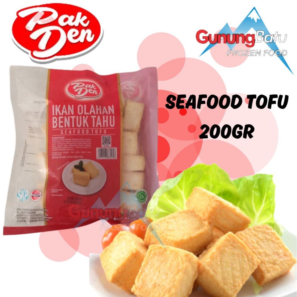 

PAK DEN SEAFOOD TOFU 200GR IKAN OLAHAN