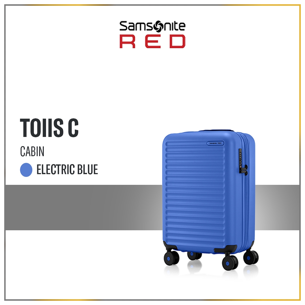 Samsonite Red Label Koper Hardcase Toiis C Spinner Cabin 20 Inch EXP - Electric Blue