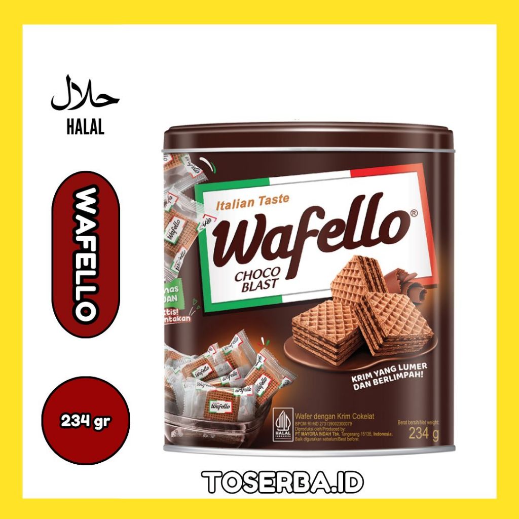 

{ Gratis ongkir } WAFELLO wafer kaleng lebaran termurah best seller