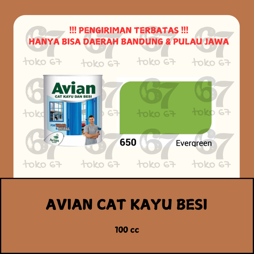 

AVIAN CAT MINYAK KAYU BESI 650 EVERGREEN 100 CC
