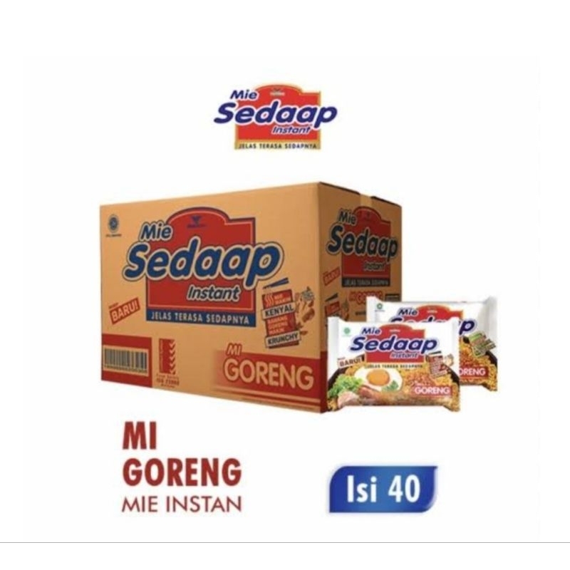 

mie sedap goreng 1karton