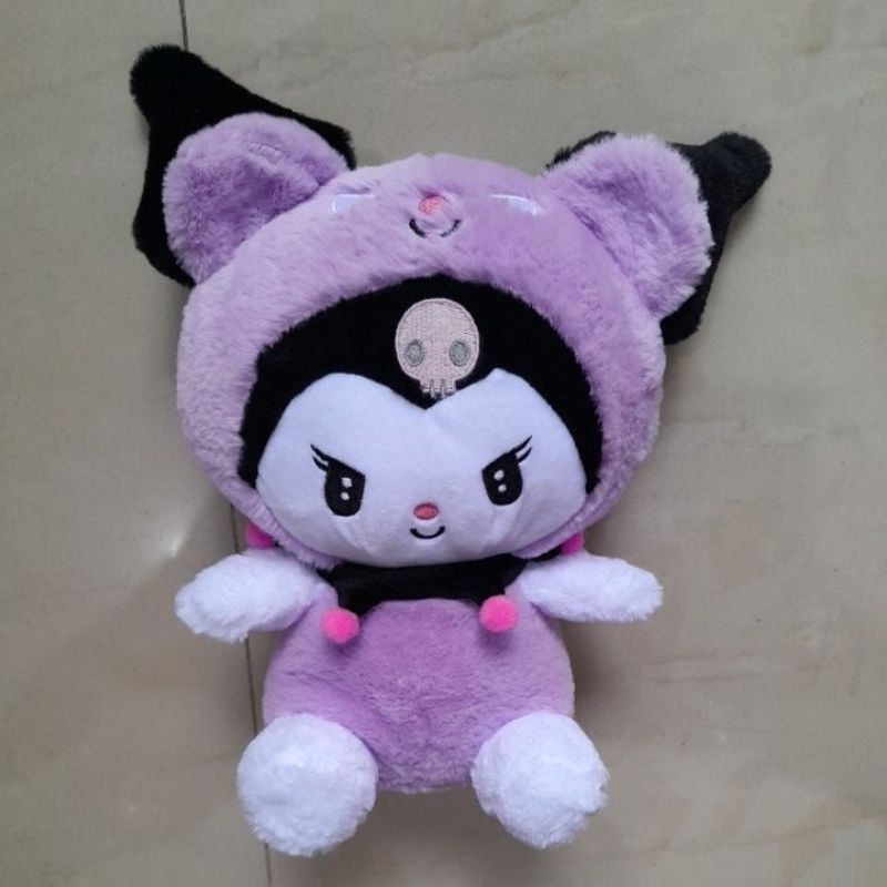 Boneka Kuromi M Melody Doll Kuromi Plush Toys Boneka Kuromi Cute