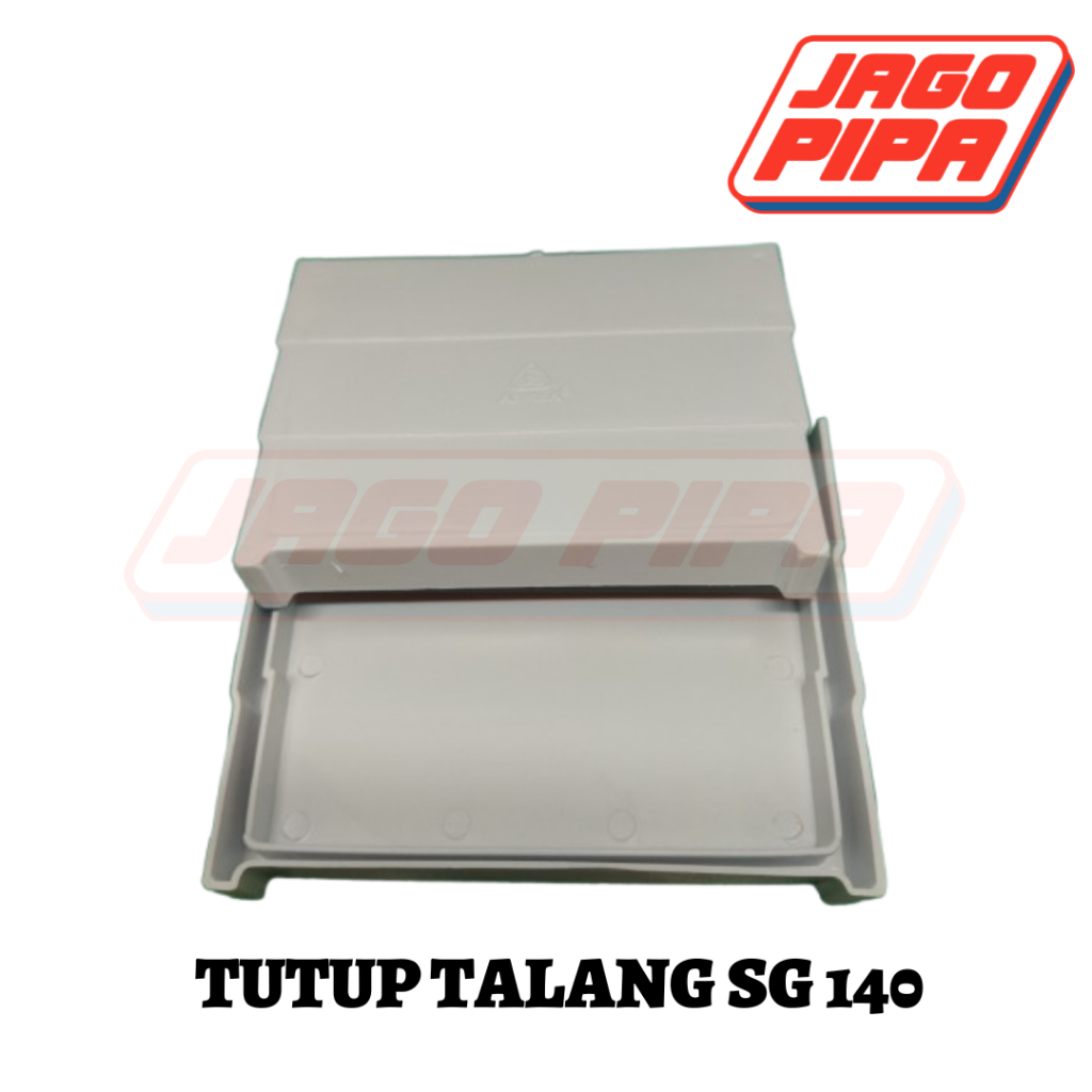 Tutup Talang PUTIH SG 140 Fitting Talang Kotak PVC