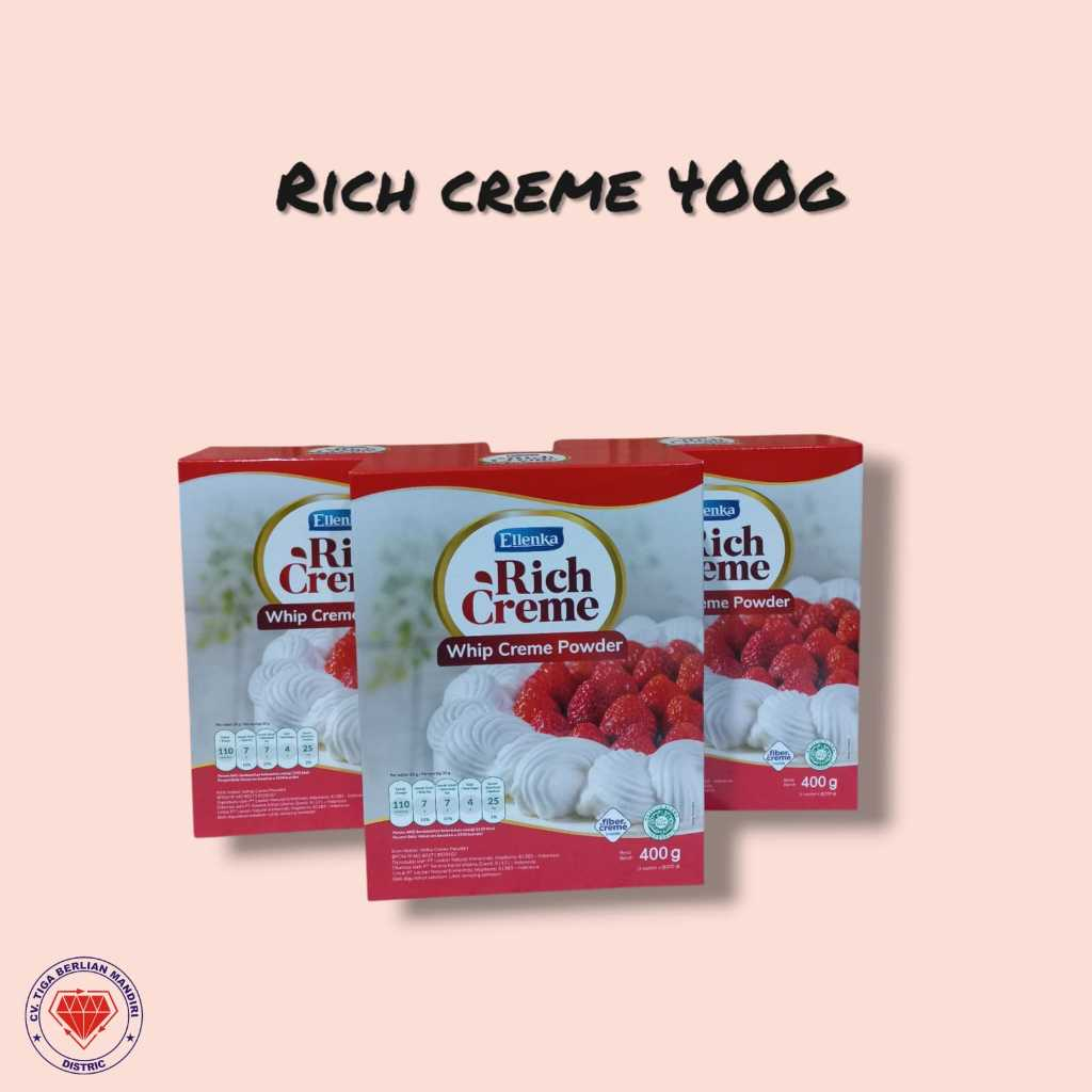 

ELLENKA RICH CREME WHIP CREME 400GR 1PCS