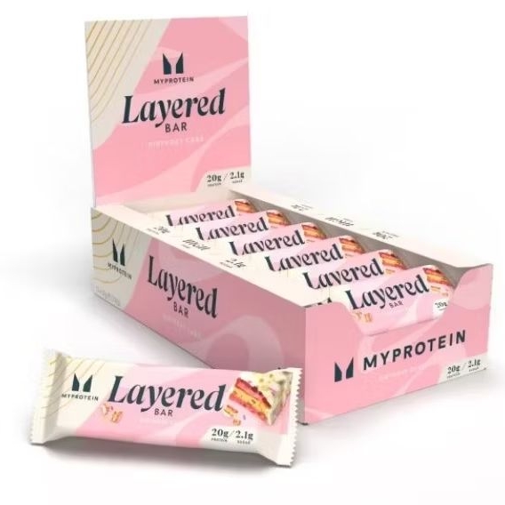 MyProtein Layered Protein Bar (Box of 12)