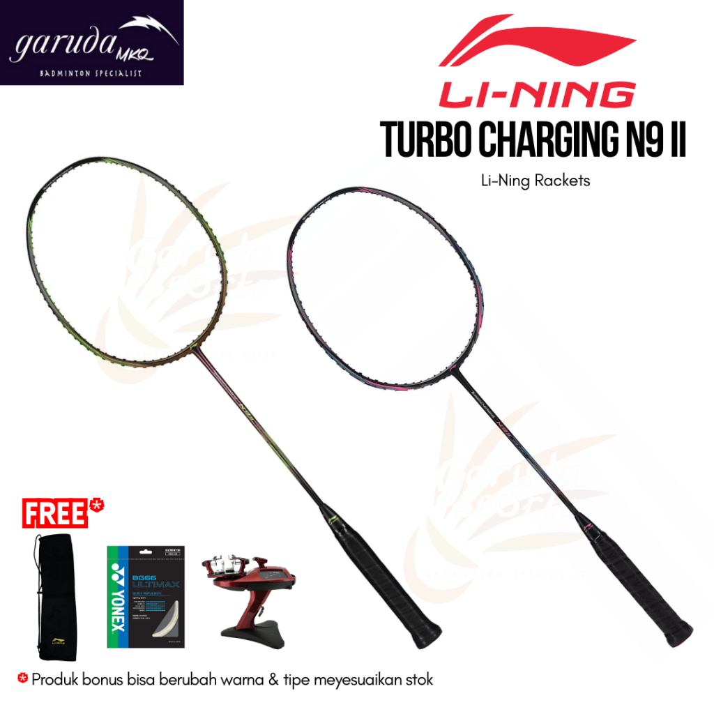 Raket Badminton Lining N9II N 9II Lining N 9 II LINING N9 II