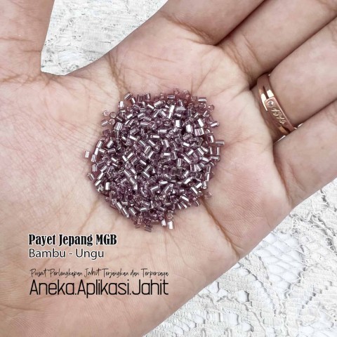 50 GRAM PAYET JEPANG MGB BAMBU PASIR 40 UNGU KRISTAL