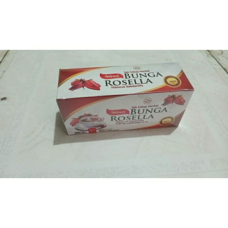

Teh Celup Rosela isi 20 kantong