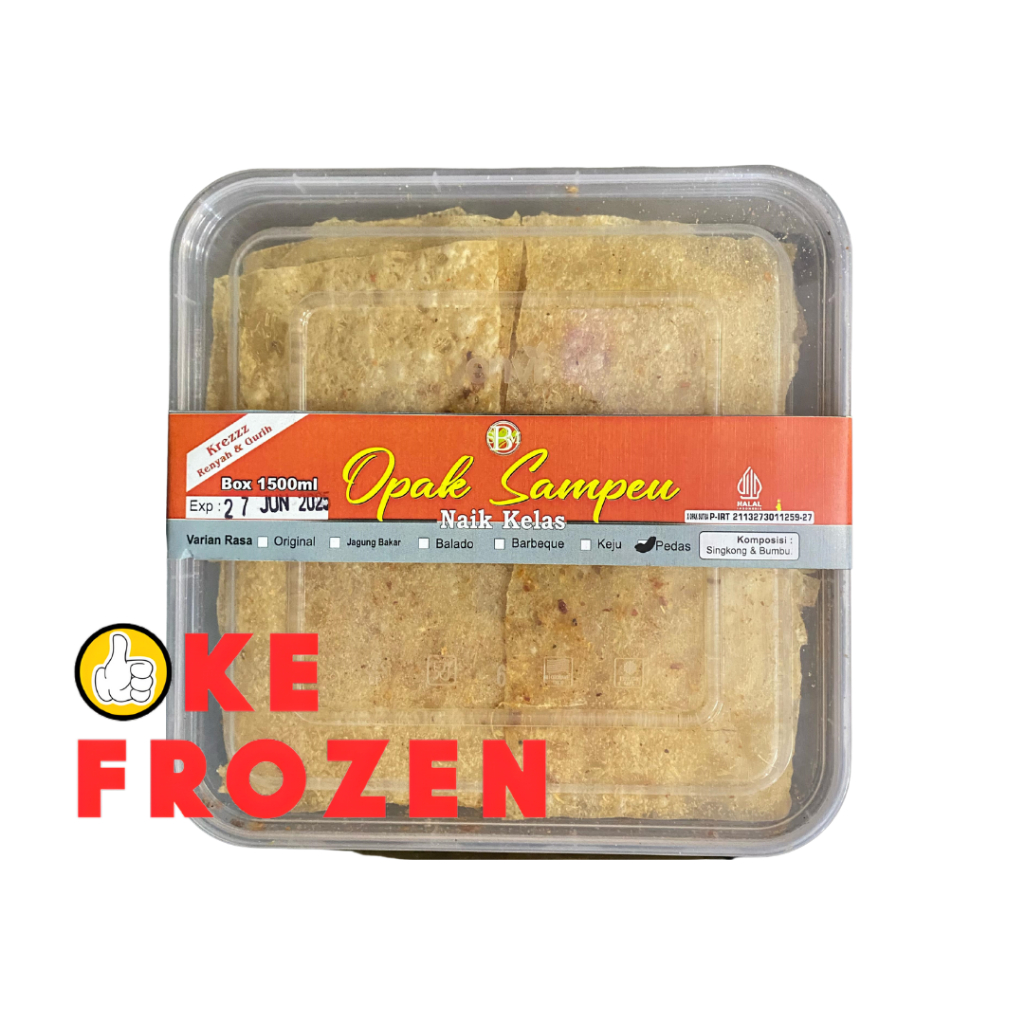 

SUTRA OPAK SAMPEU NAIK KELAS PEDAS BOX 150gr