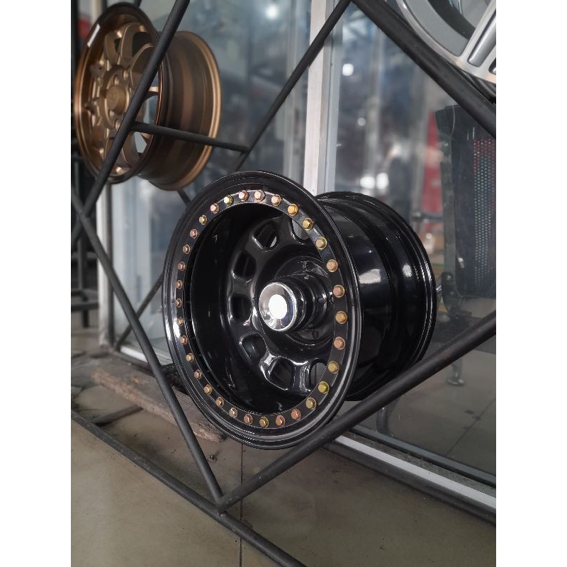 Velg pelek mobil Ring 15 Beadlock mokupo Velg mobol model daytona