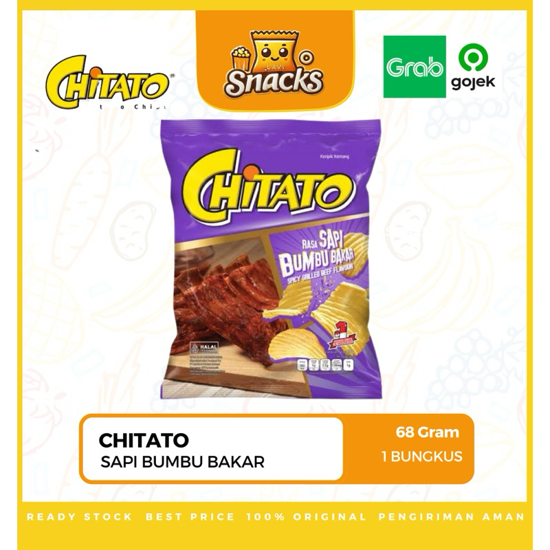 

Lav.snacks Chitato 68 Gram | BBq / Cheese / Sapi bumbu bakar