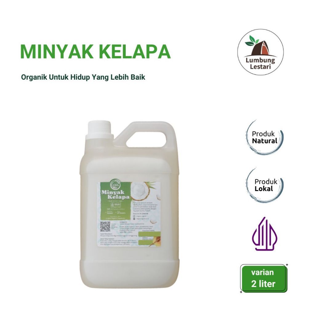 

Minyak Goreng Kelapa Organik 2L