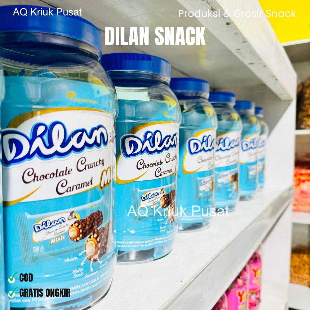 

Dilan Mints Chocolate Crunch Caramel / Dilan Snack Coklat