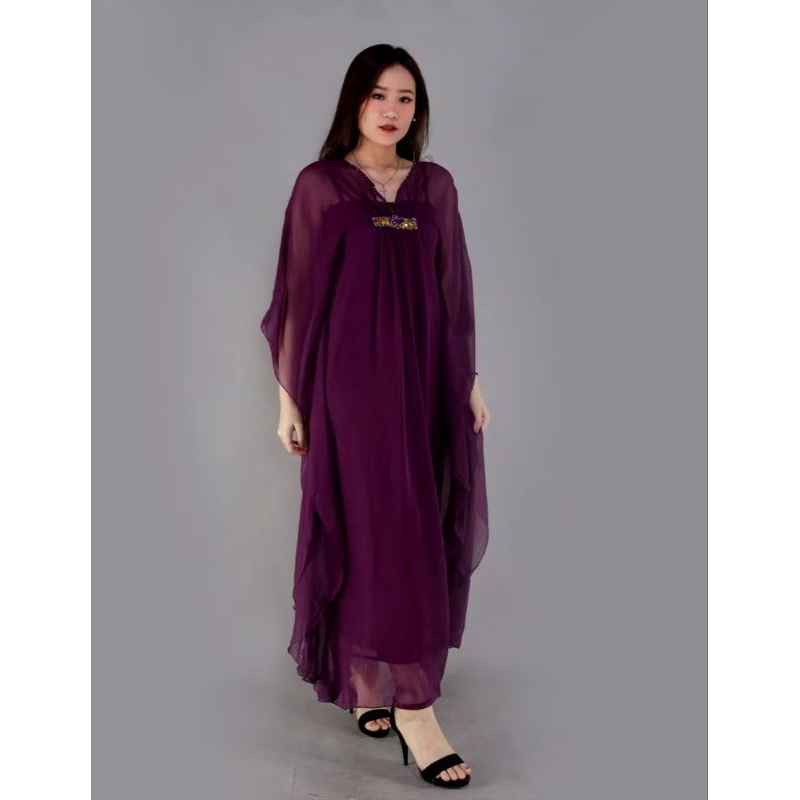 Dress kaftan Zhalindra Lilac ORI by IFA
