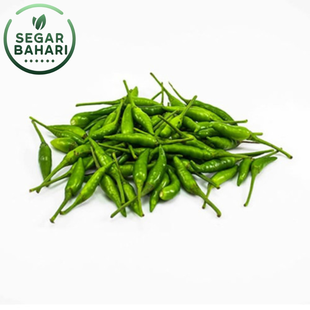 

Segar Bahari Cabe Rawit Ijo / Cabai Rawit Hijau 100Gr