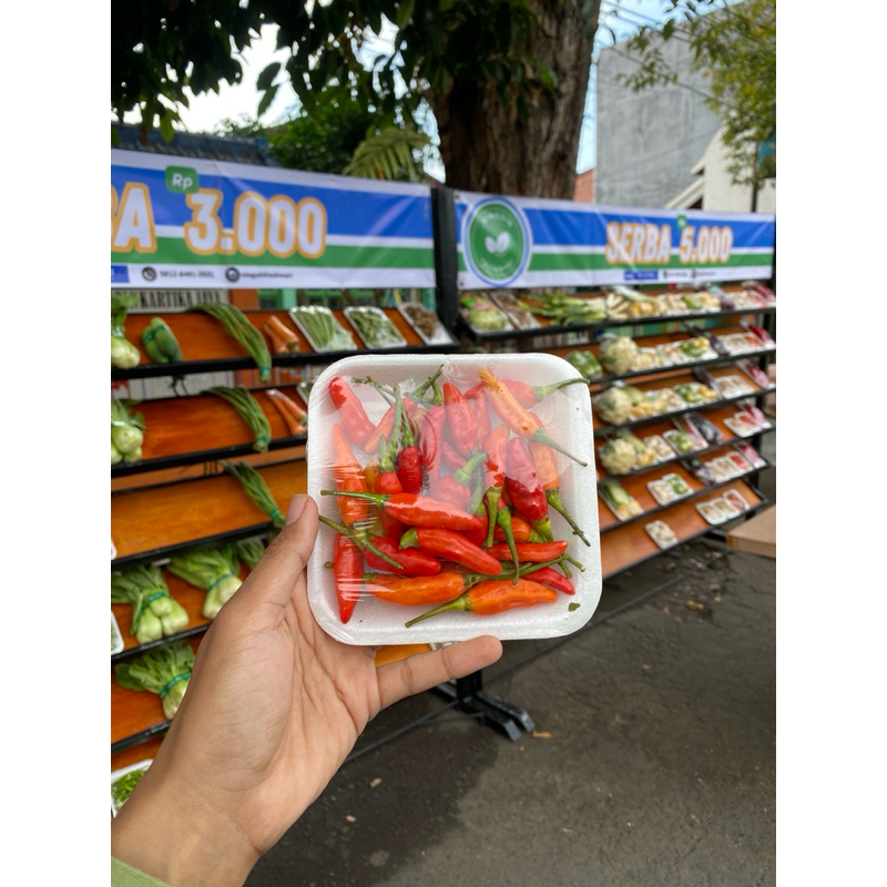 

Cabai rawit merah/Sret