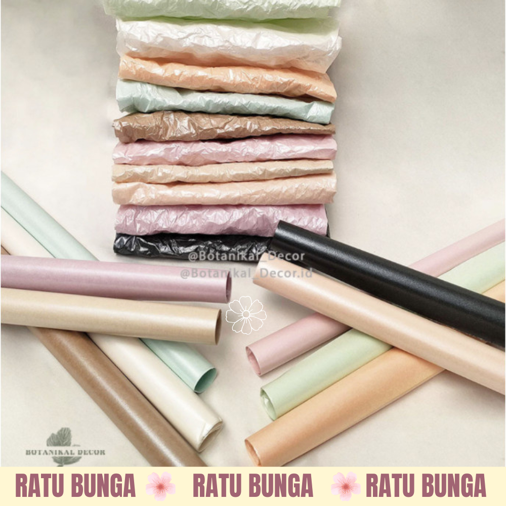 

[5 LEMBAR] Flower Wrapping Pearl Pear Paper Sydney Tissue Waterproof Korean Pear Kertas Bunga Buket Florsit Wrapping