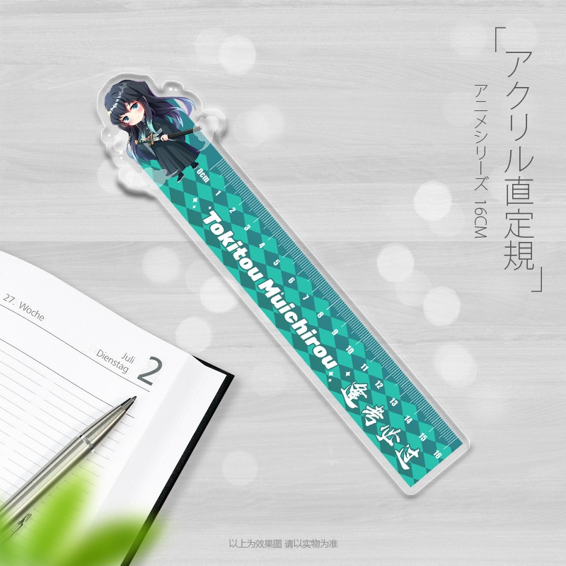 

Penggaris anime / penggaris 16cm anime kimetsu no yaiba / demon slayer hanako muichiro zenitsu