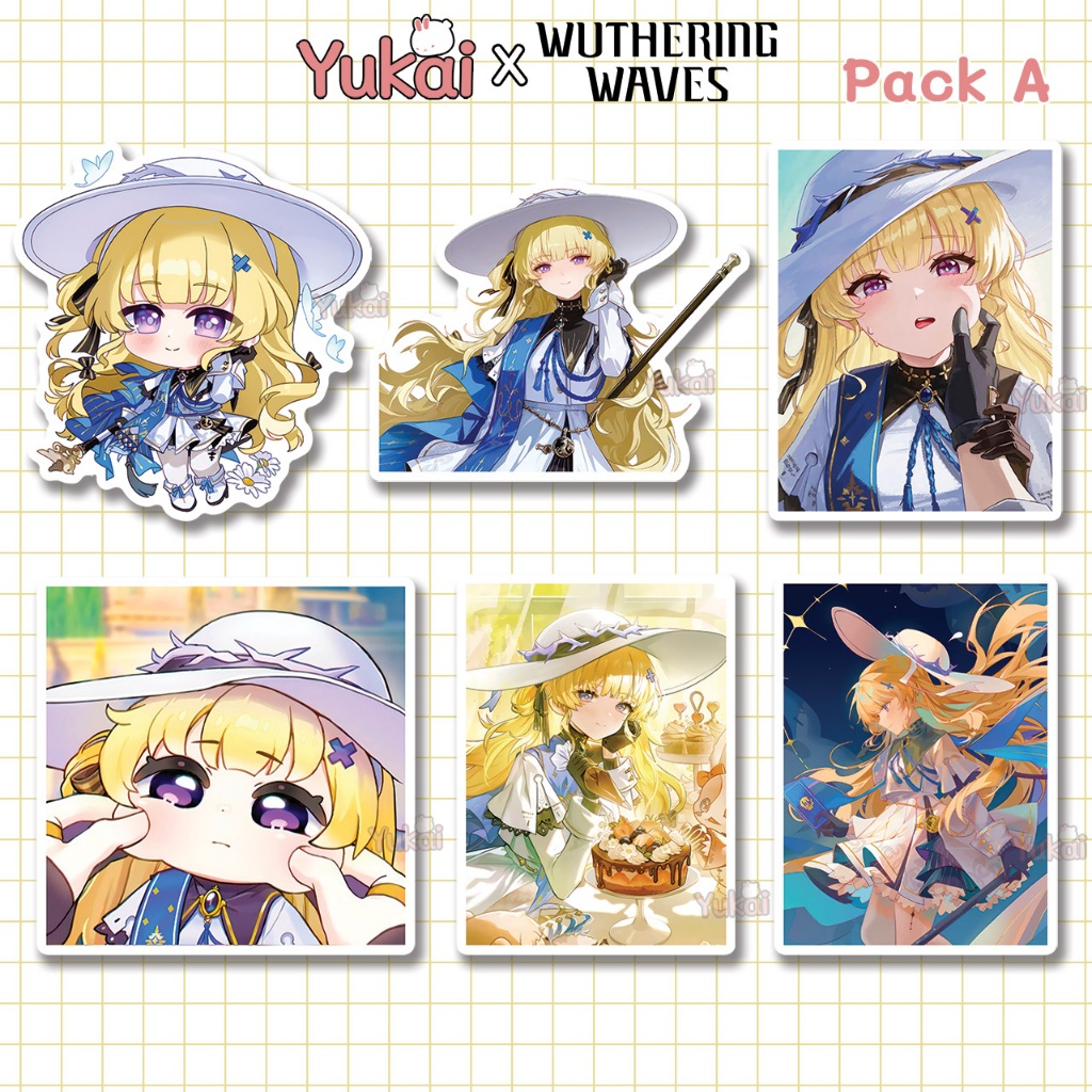 

Stiker Phoebe Wuthering Waves Premium - Sticker Pack Anime Waterproof