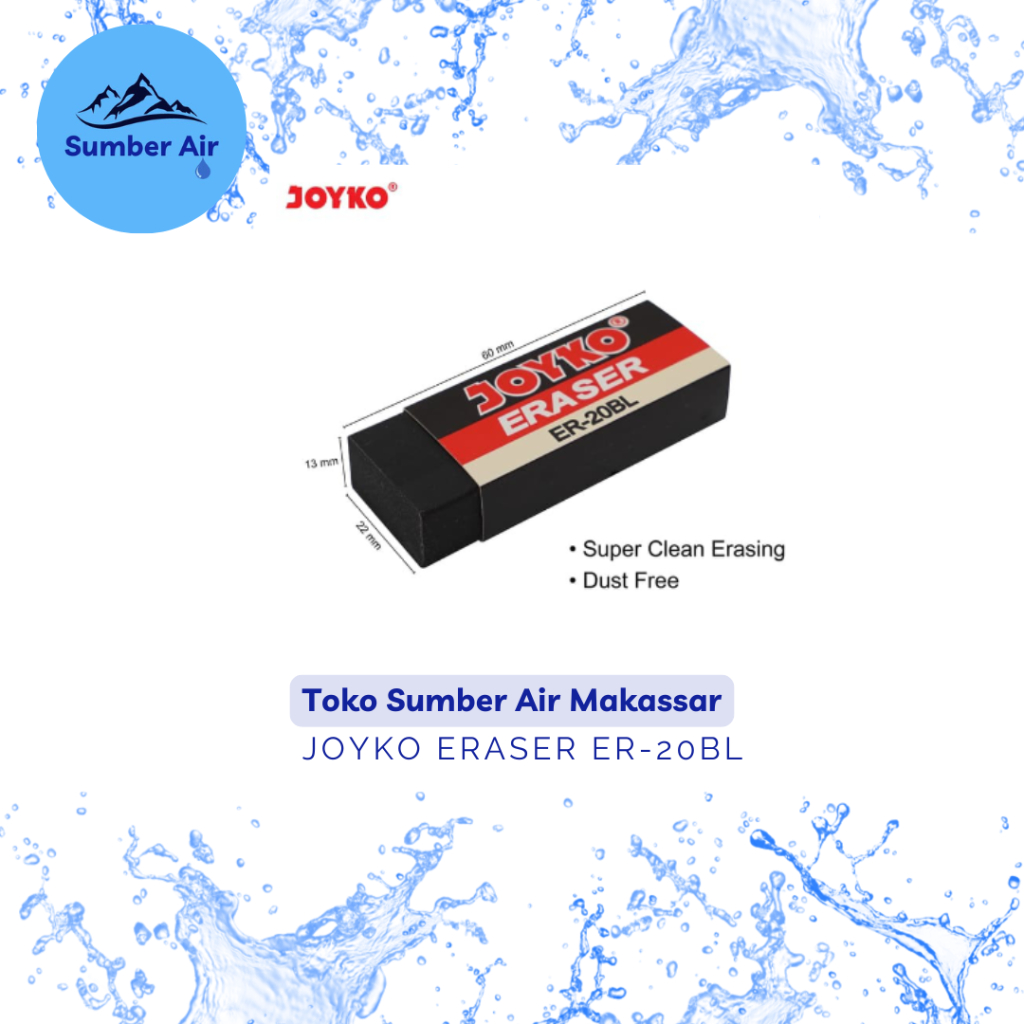 

JOYKO ERASER / PENGHAPUS PENSIL HITAM BESAR ER-B20BL ERB20BL / 1 PCS