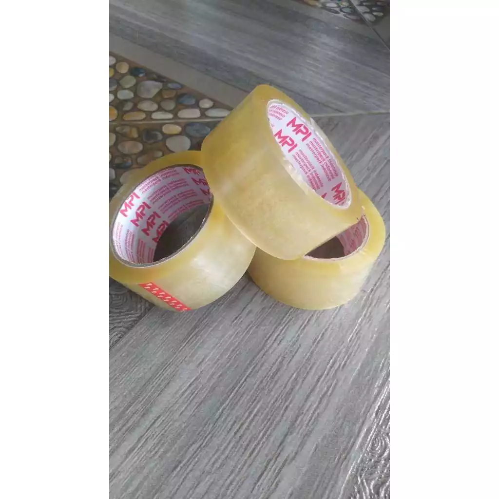 

Lakban Bening Ukuran Panjang 45 mm Panjang 90 Yard Kualitas Bagus Dan Tidak Mudah Putus Merek MPI