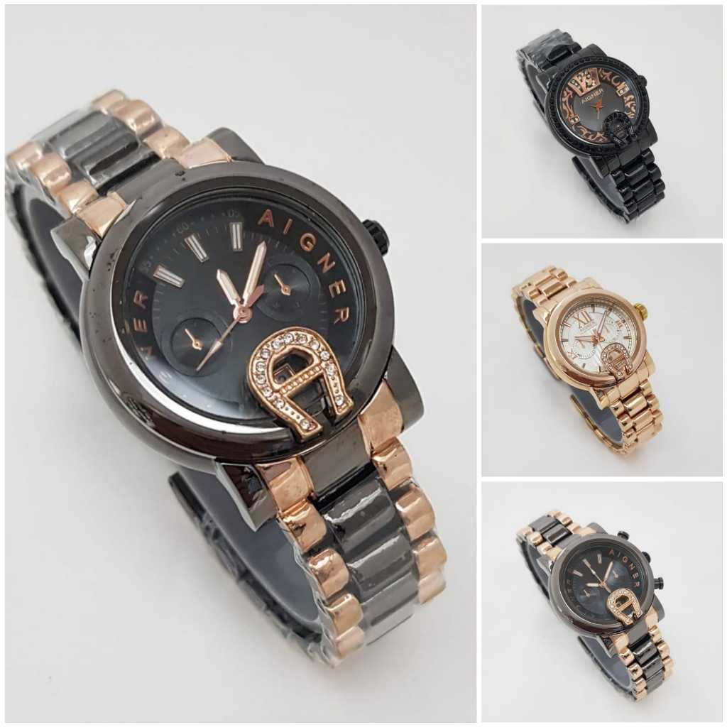 Aigner Jam Tangan Wanita Baridona Jam Rantai NEW Aigner Stainless