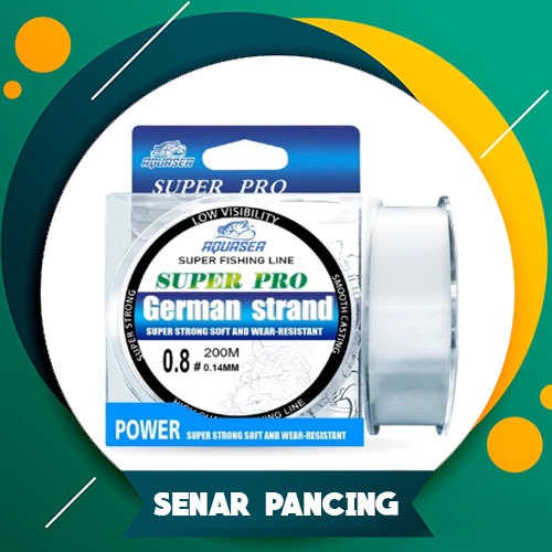 Hausen Super Pro German Pancing Senar  Senar Pancing Kuat & Lentur – Tarikan Mantap, Anti Putus