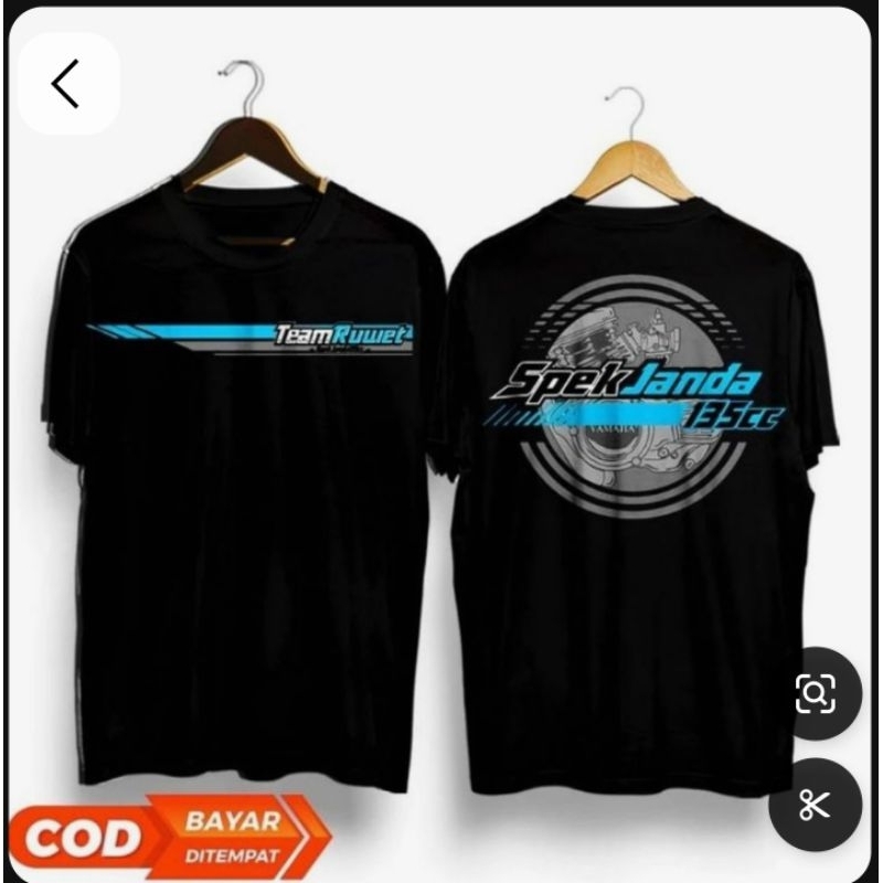 kaos distro pria keren kata kata SPEK JANDA team RUWET