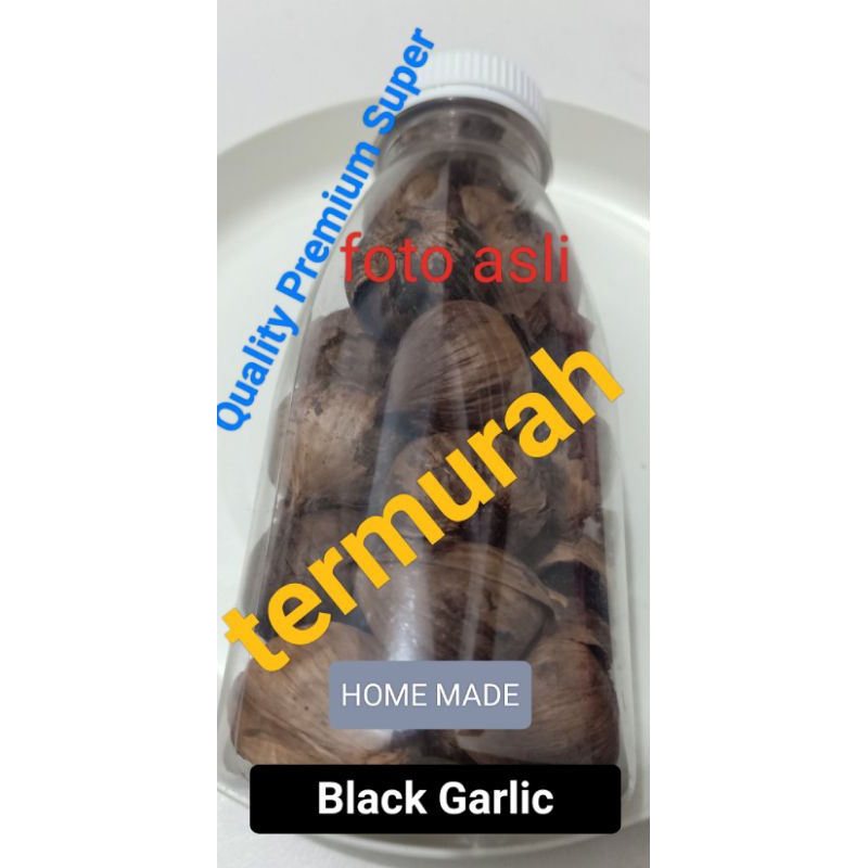 

HOME MADE Black Garlic super jumbo premium Quality /bawang putih tunggal lanang/bawang hitam/ 200 gram