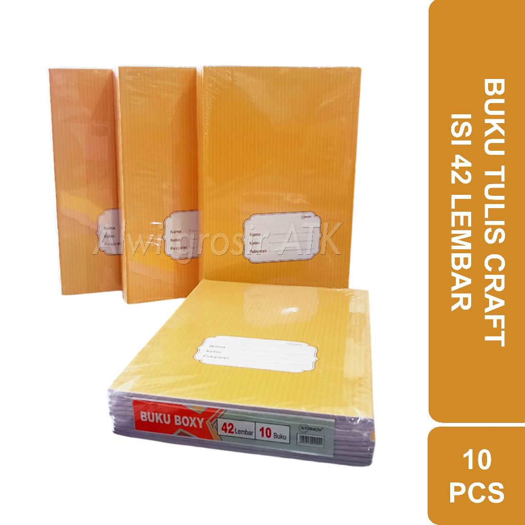 

Buku Tulis Panjang Campus 42 Lembar Stanov Boxy Sampul Tebal | 1Pack = 10Buku