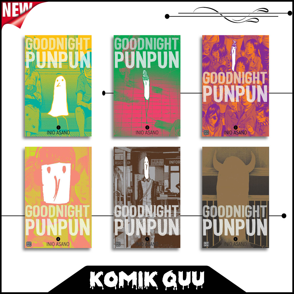 Komik Manga Goodnight Punpun, Oyasumi Punpun Vol. 1-8 by Asano Inio Bahasa Indonesia