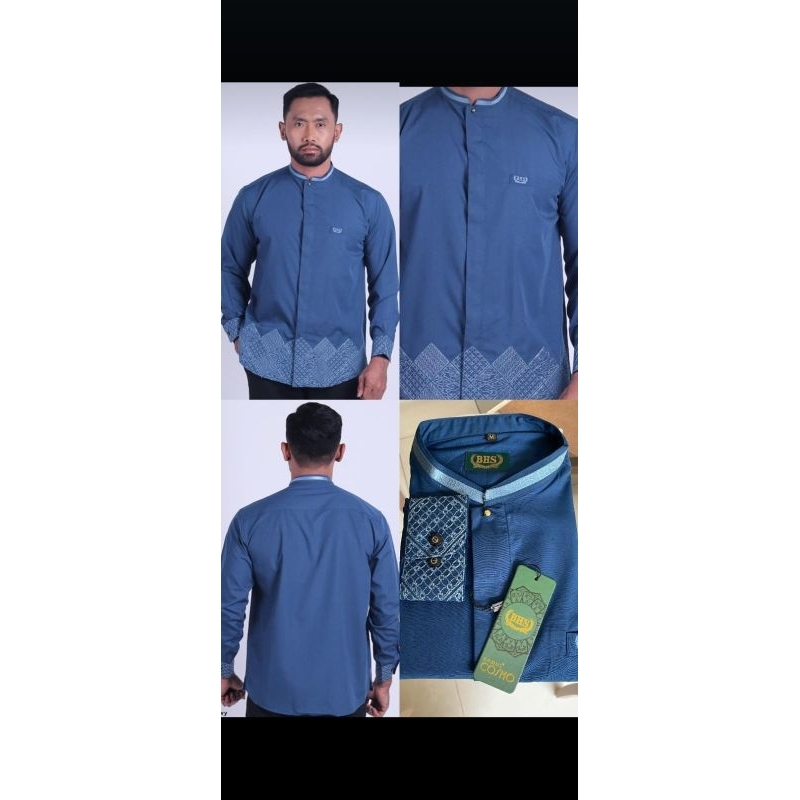 BAMUS Baju Koko Muslim BHS COSMO Lengan Panjang