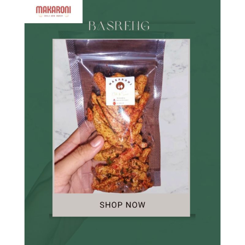 

Snack Basreng Pedas Daun Jeruk Makanan Ringan