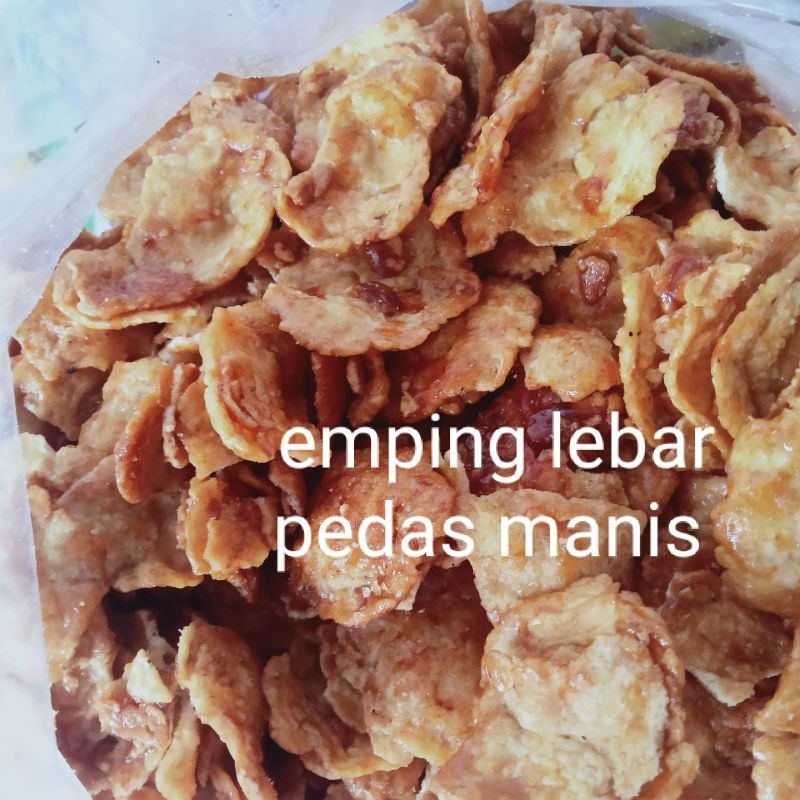 

emping pedas lebar 1/2 kg