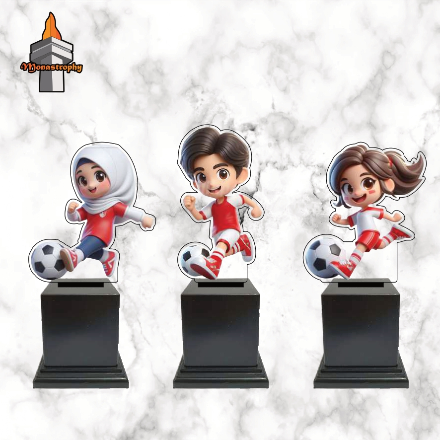 PIALA SEPAKBOLA ANAK PIALA FUTSAL PIALA OLAHRAGA ANAK AKRILIK