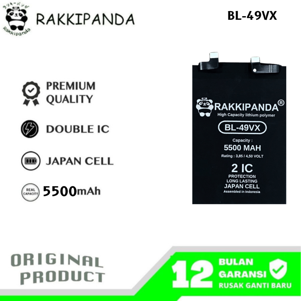 RakkiPanda - BL-49VX Infinix Note 40 Pro X6850 Batre Batrai Baterai