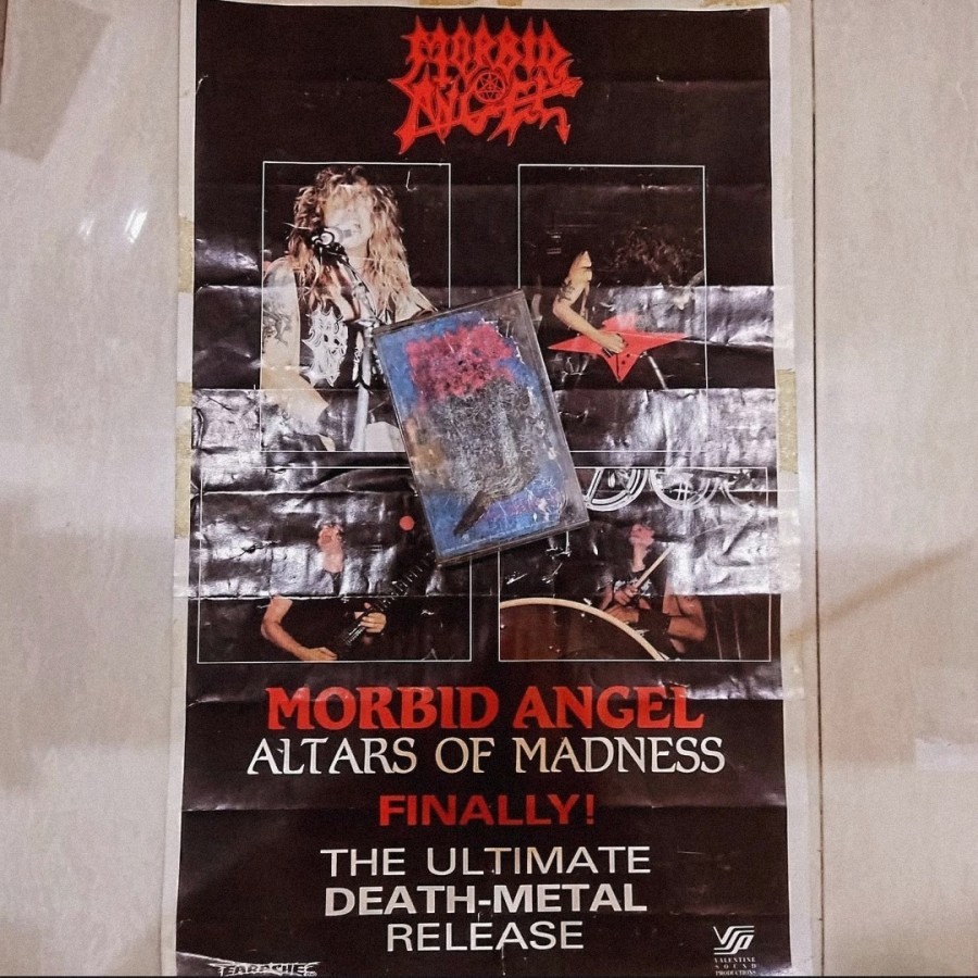 POSTER ORI Morbid Angel - Altars of Madness Original (bonus kaset)