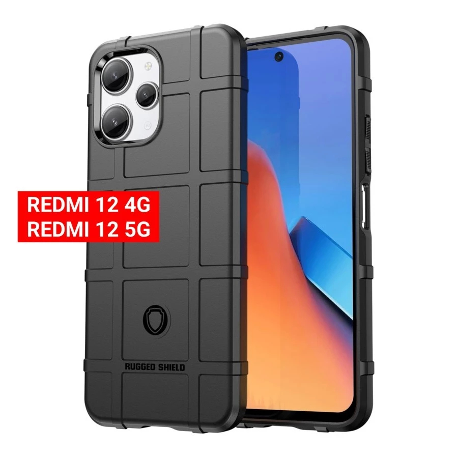 XIAOMI REDMI 12 4G 5G CASE RUGGED SHIELD ARMOR ANTI SLIP SHOCKPROOF