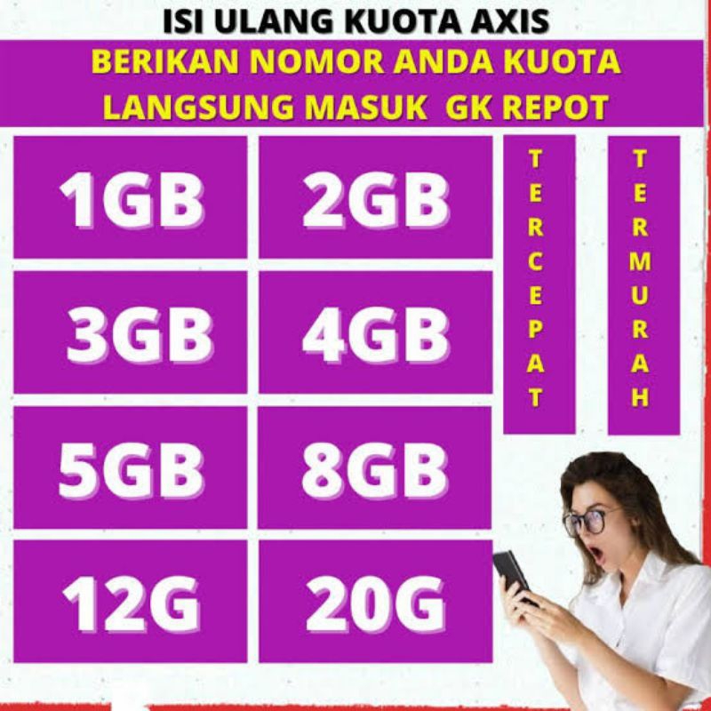 PROMO KUOTA INTERNET AXIS 24 JAM